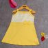 yellow single dress for baby