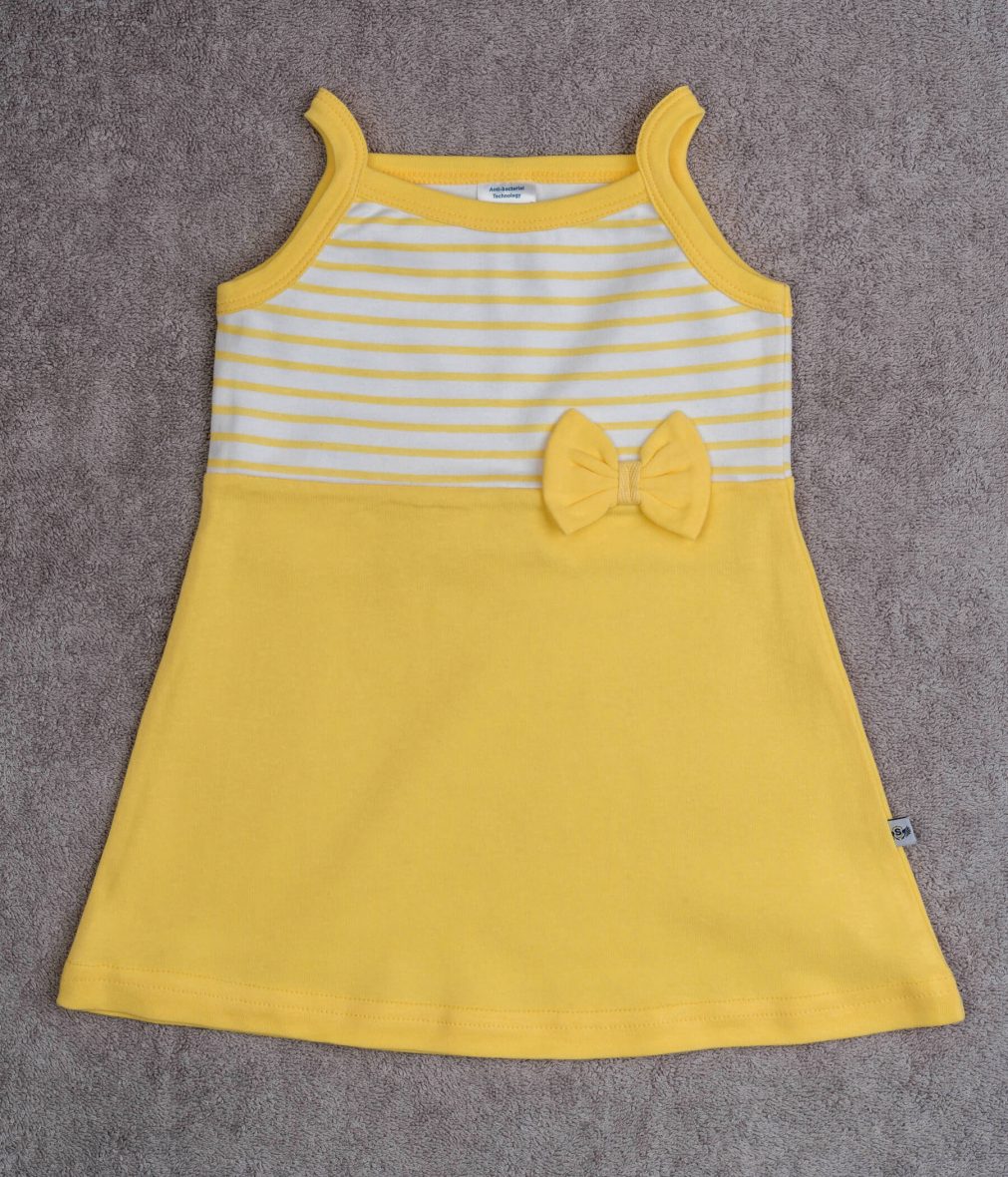 yellow dress for baby girls