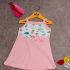 pink single dress for baby girls